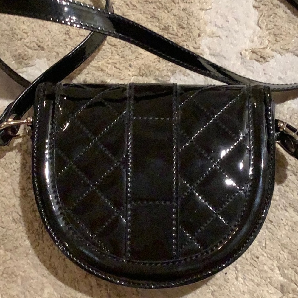 Burberry Quilted Patent Leather Crossbody Bag - Picture 10 of 16